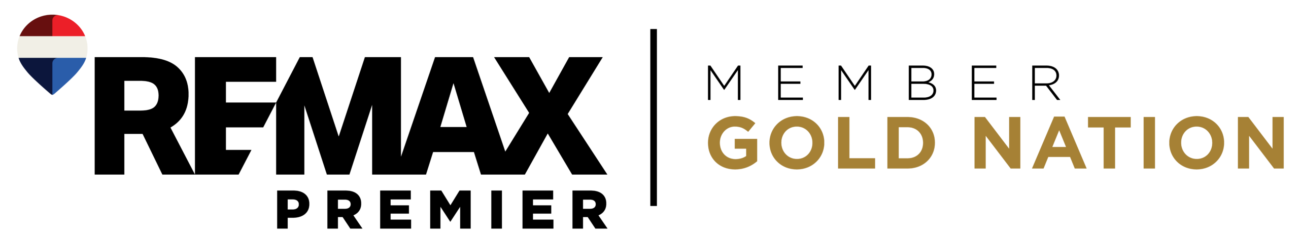 REMAX Premier Member Gold Nation Black Logo