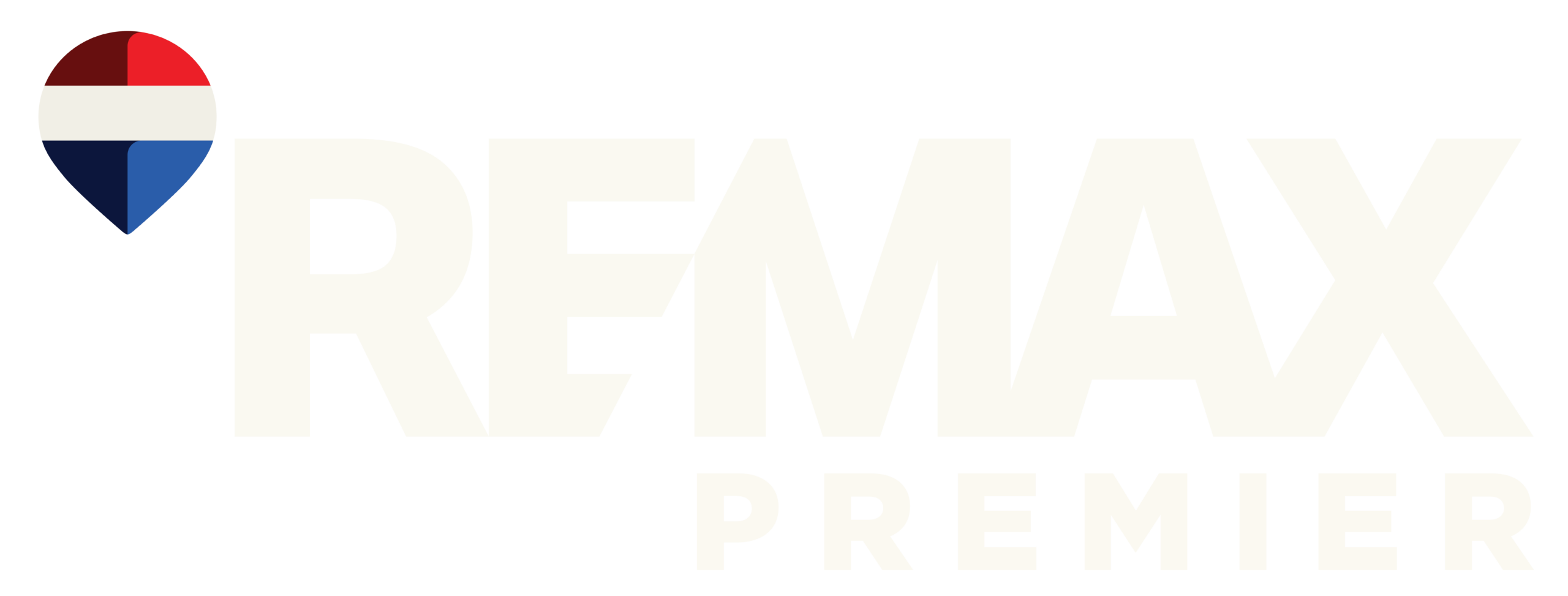 REMAX Premier Logo Stacked Cream