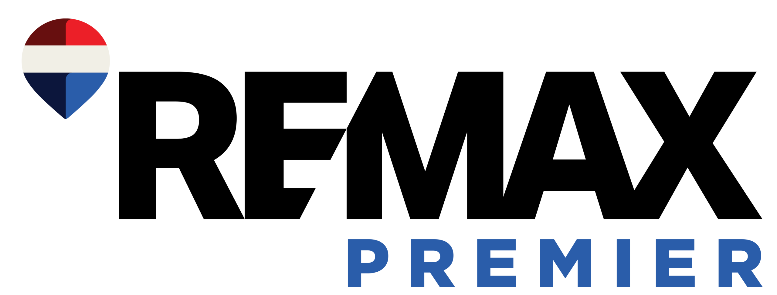 REMAX Premier Logo Stacked Blue