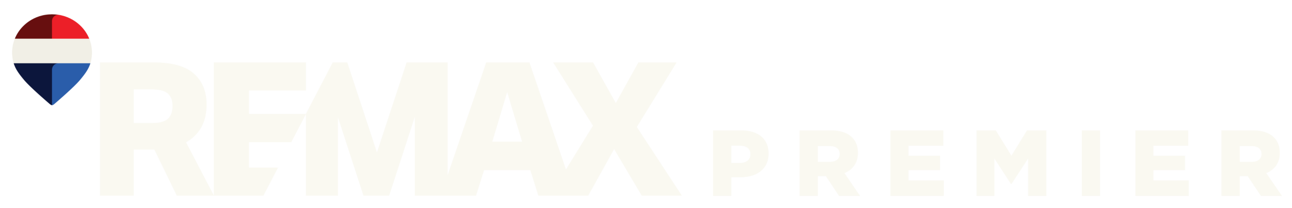 REMAX Premier Logo Horizontal Cream
