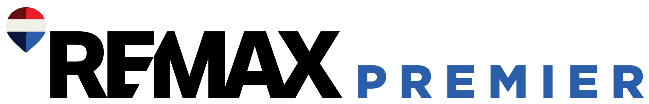 REMAX Premier Logo Horizontal Blue